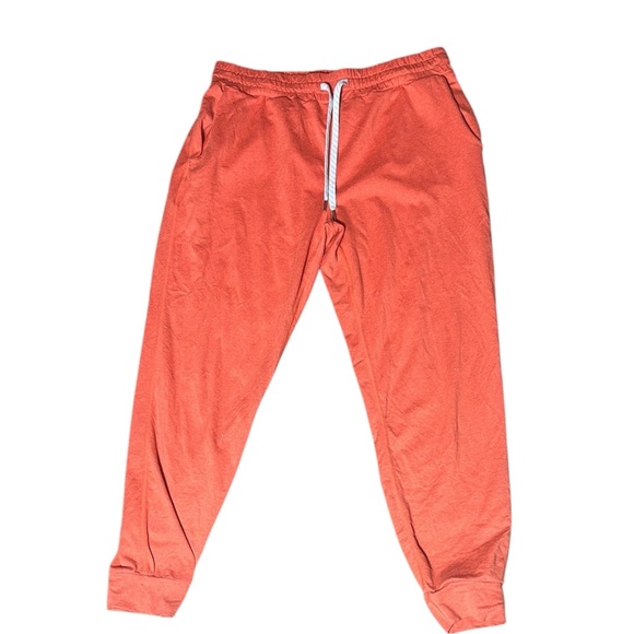 Vuori women’s small performance jogger pants orange athleisure limited edition - Picture 1 of 3